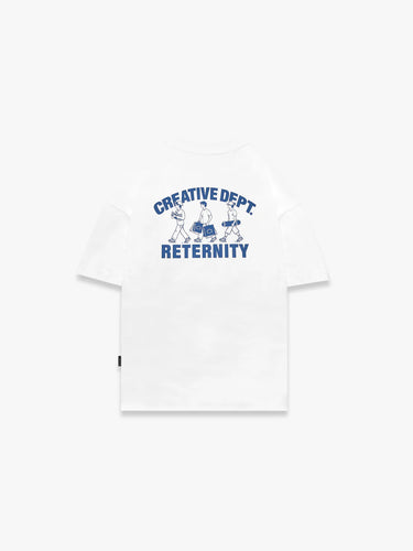 RETERNITY - CREATIVE DEPT LOGO T-SHIRT - WHITE