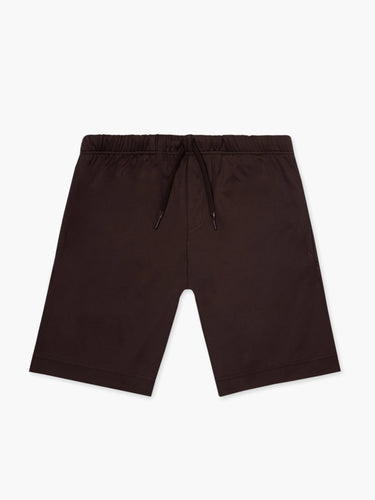 VALENZA - INTERLOCK SUPIMA SPORTSHORT EBONY BROWN 