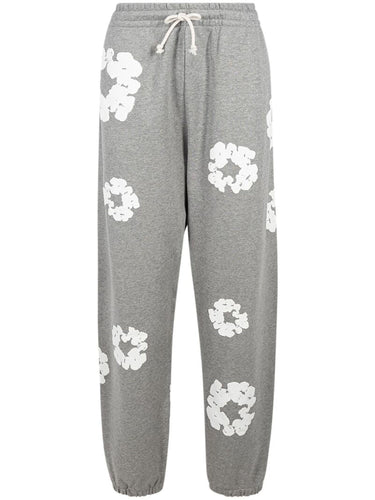 DENIM TEARS - THE COTTON WREATH SWEATPANTS GRAY