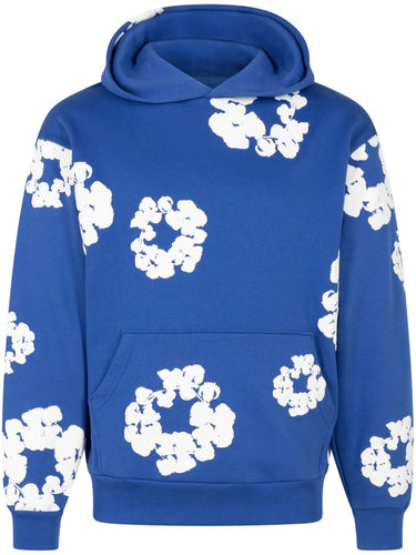 DENIM TEARS - THE COTTON WREATH HOODIE BLUE