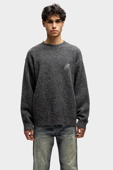 RIVERO - WOOL SWEATER KNIT GREY