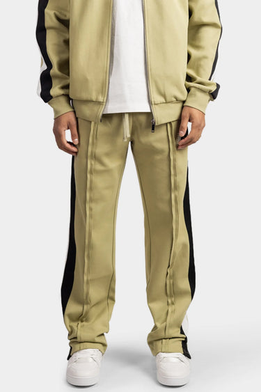 RIVERO - RAW SEAM STRAIGHT LEG ZIP JOGGER GREEN