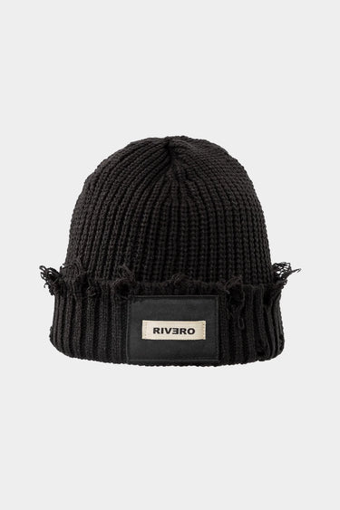 RIVERO - ARCTIC DISTRESSED BEANIE BLACK