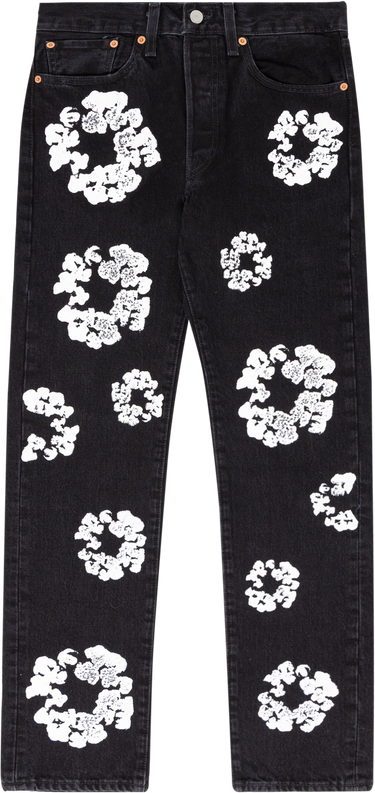 DENIM TEARS - THE COTTON WREATH JEAN BLACK 