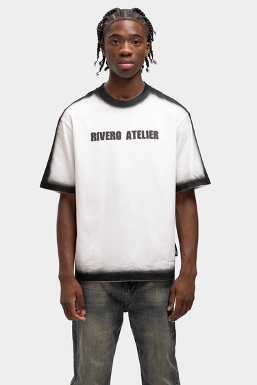 RIVERO - ATELIER SPRAYED T-SHIRT WHITE