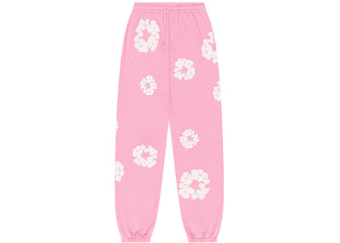 DENIM TEARS - THE COTTON WREATH SWEATPANTS PINK