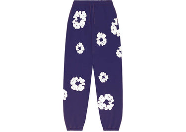 DENIM TEARS - THE COTTON WREATH SWEATPANTS PURPLE