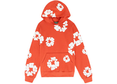 DENIM TEARS - THE COTTON WREATH HOODIE ORANGE