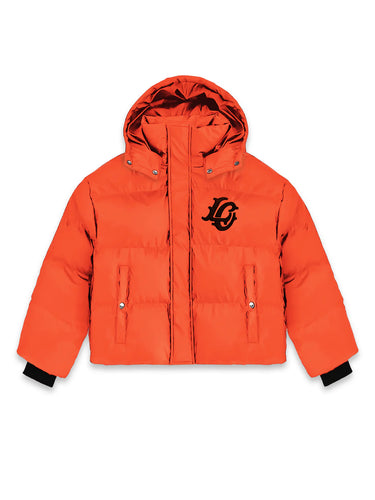 LORD CULTURE - MONOGRAM PUFFER - ORANGE