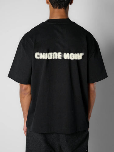 CHIC NOIR - BLURRY LOGO TEE BLACK