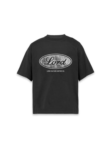 LORD CULTURE - MOTOR CO TEE - VINTAGE BLACK