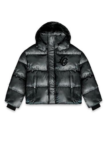 LORD CULTURE - MONOGRAM PUFFER - GUNMETAL