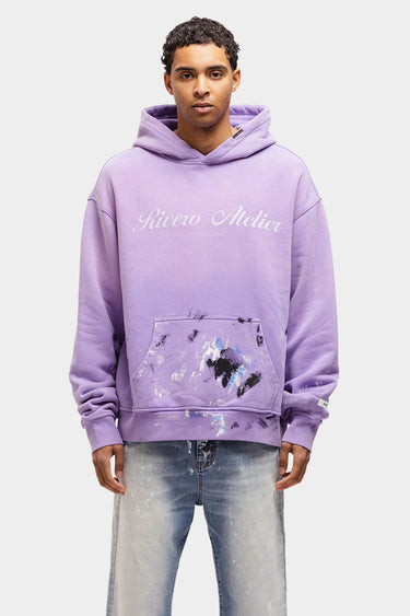 RIVERO - STREET CANVAS HOODIE PURPLE