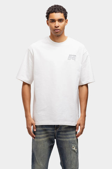 RIVERO - URBAN T-SHIRT WHITE/GREY