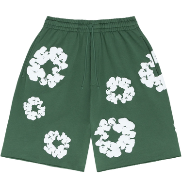 DENIM TEARS - THE COTTON WREATH SHORT GREEN