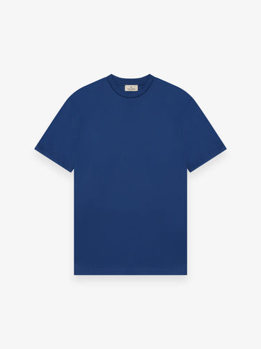 VALENZA - INTERLOCK SUPIMA T-SHIRT COBALT