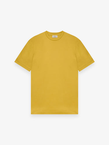 VALENZA - INTERLOCK SUPIMA T-SHIRT MUSTARD